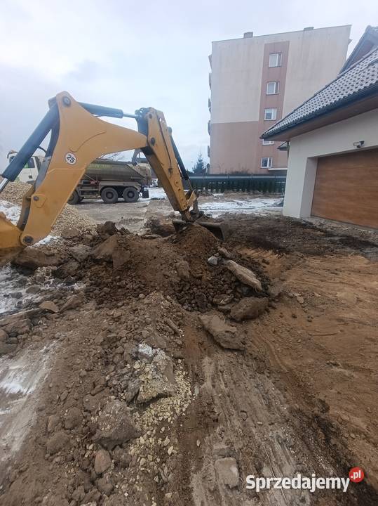 Usługi koparko ładowarka minikoparkaprzyłacza