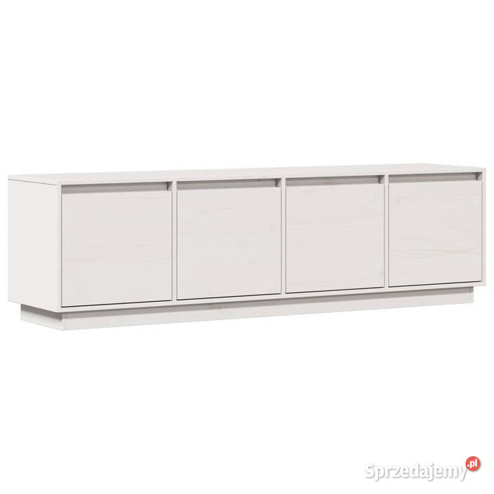 Szafka pod telewizor biała 156x37x45 lite drewno mazowieckie Warszawa