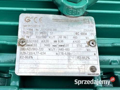 Pompa śrubowa ślimakowa spożywcza Netzsch NE 69 Błonie