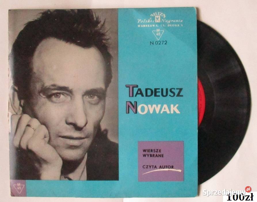 Tadeusz Nowak Wiersze wybranewierszepłyta