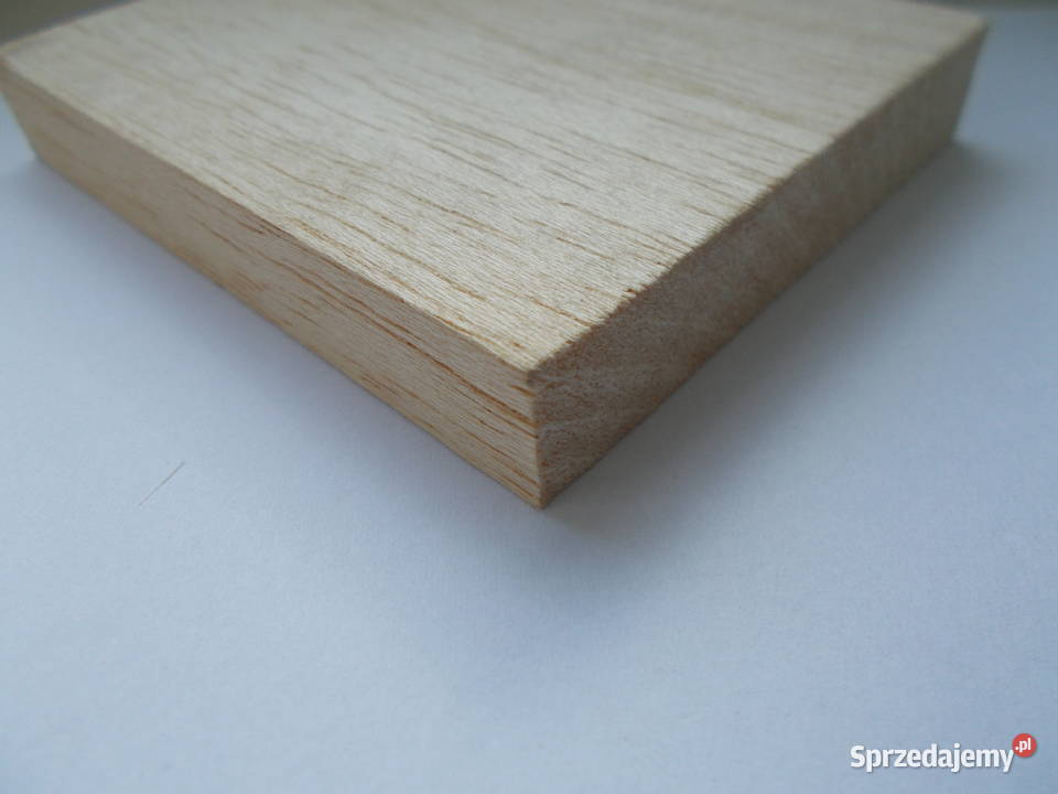 PROMOCJA Podstawka drewniana deska z balsy balsa Modelarstwo śląskie Ruda Śląska