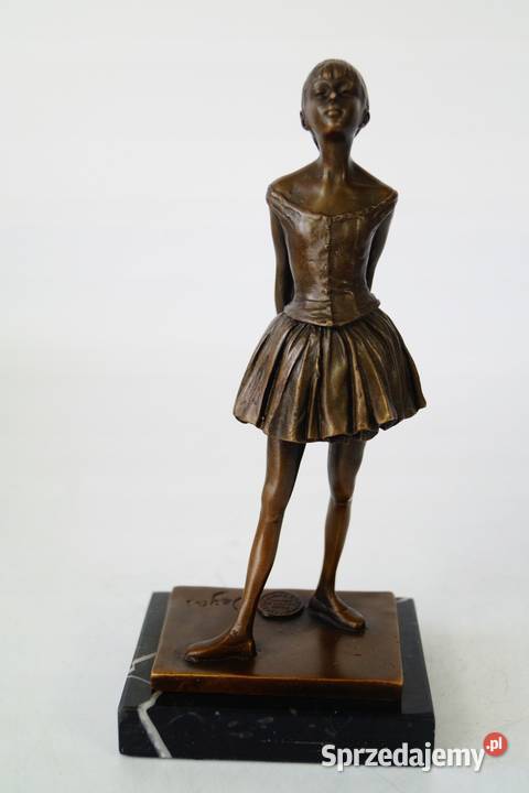 Figura z brązu DEGAS mała tancerka rzeźba Antyki
