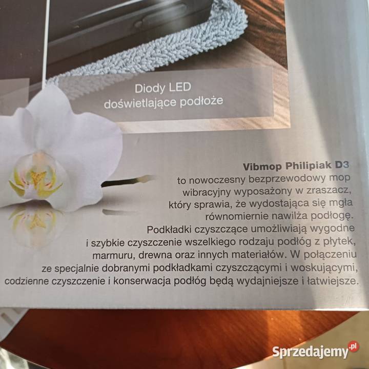 Mop elektryczny bezprzewodowy wibrujący Wibmop Dom i Ogród Sieradz