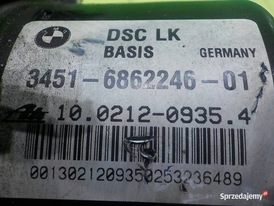 BMW 3 E90 LIFT 30 B 09r SEDAN pompa ABS 6790146