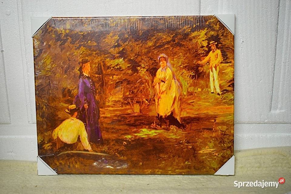Edouard Manet Gra w krykieta 1873 reprodukcja Chełmno