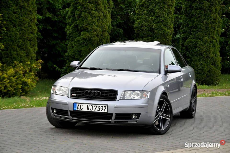 Audi A4 24i V61702xSLineSkóryFotele Ostrów Mazowiecka