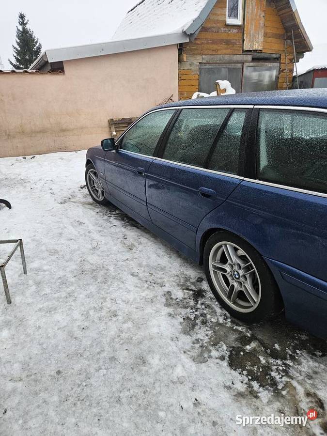 Bmw E39 kombi niebieska seria 5 kombi hak i LPG Elbląg