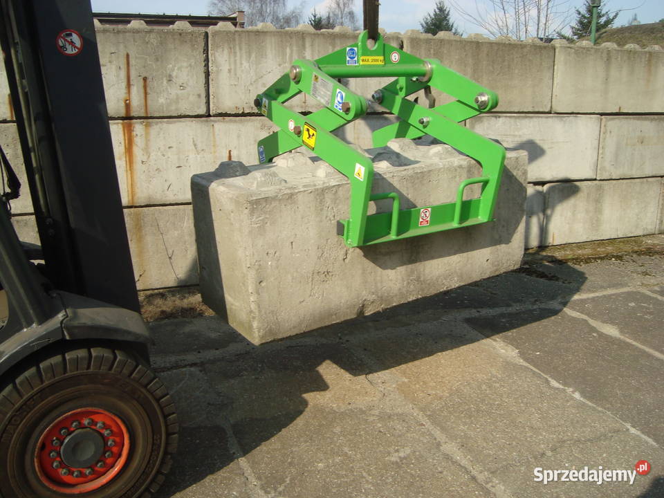 Chwytaki do bloków betonowych Drawski Młyn