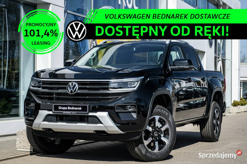 Volkswagen Amarok Life 20 TDI 205 4MOTION czarny Łódź sprzedam
