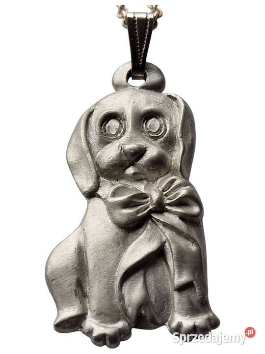 VINTAGE NASZYJNIK WISIOREK PIESEK LABRADOR OCEAN Częstochowa