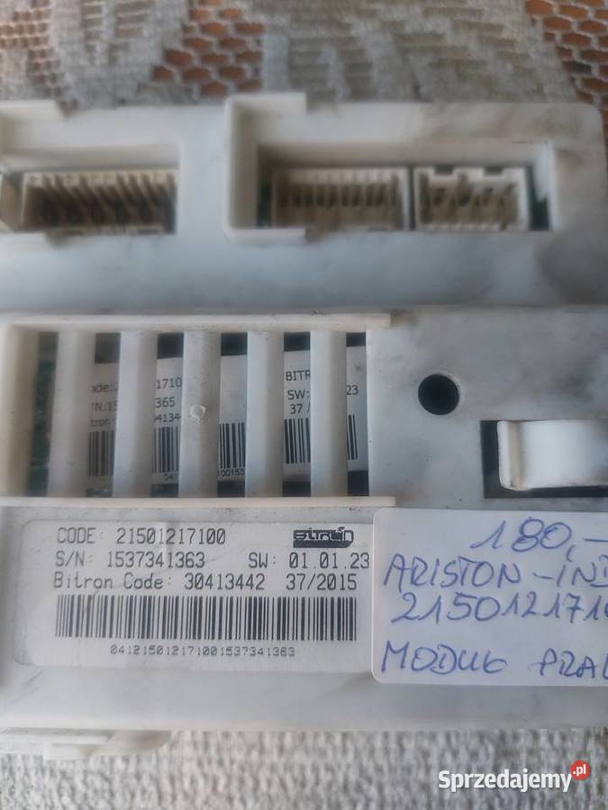 INDESIT 21501217100 MODUŁ PRALKI Nowy Sącz