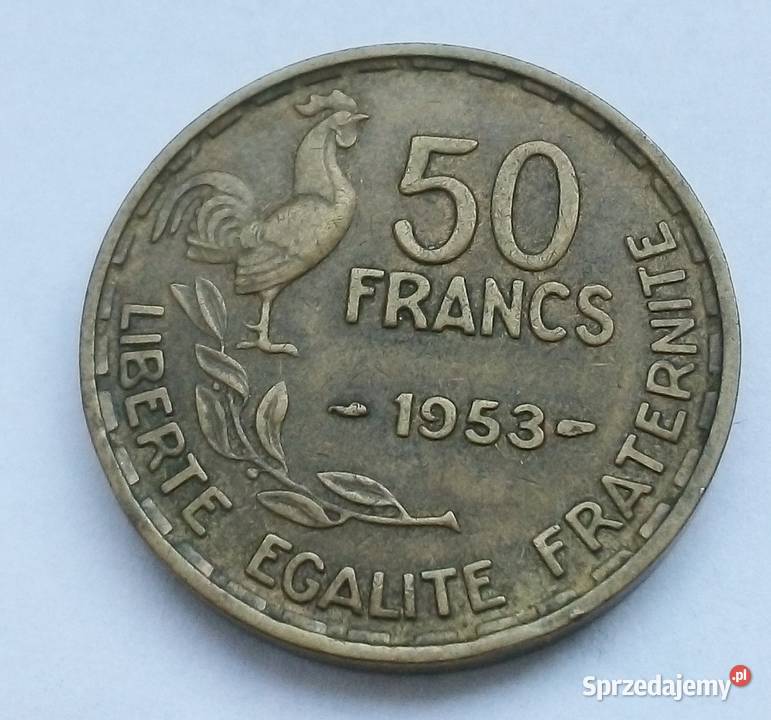 FRANCJA50 FRANCS1953 rKOGUT Legionowo sprzedam