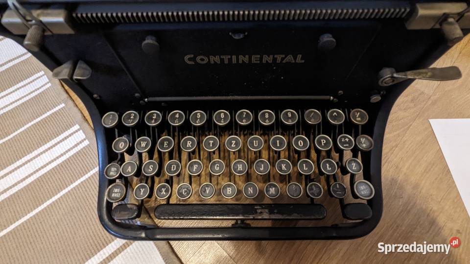 Zabytkowa maszyna do pisania Continental Warszawa sprzedam