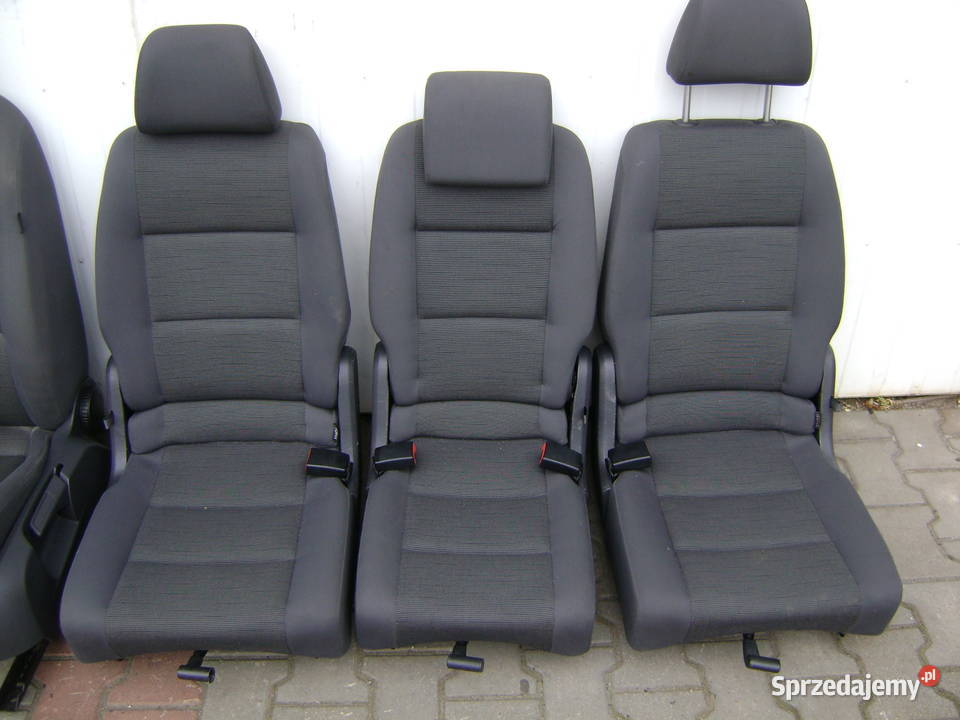 VW TOURAN LIFT FOTELE PRZÓD TYŁ BOCZKI TAPICERKA osobowe Nowy Dwór Gdański