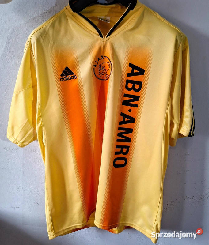Koszulka klubowa vintage Ajax Amsterdam żółta z Zielona Góra