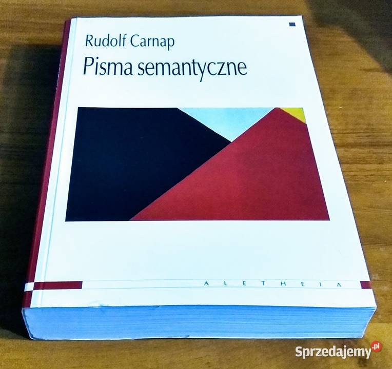 Pisma semantyczne Rudolf Carnap miękka Gdańsk