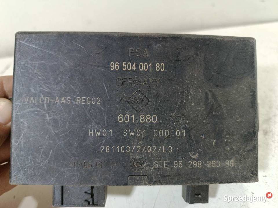 MODUŁ PDC PEUGEOT 607 9650400180 Części samochodowe