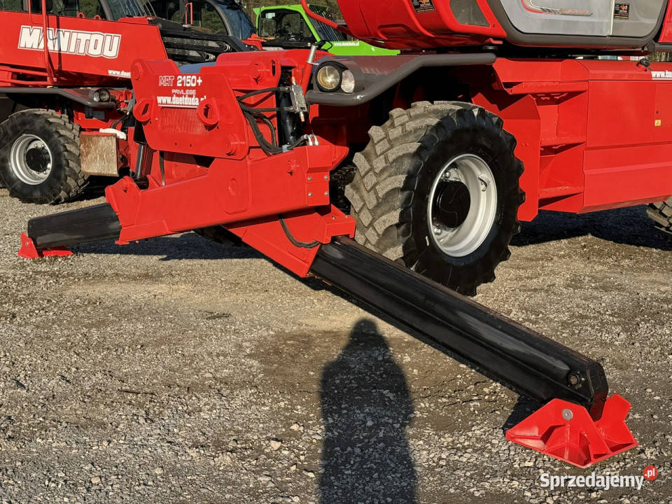 pozostałe Manitou MRT 2150 ROTO Ładowarka Koparko ładowarki Widełki
