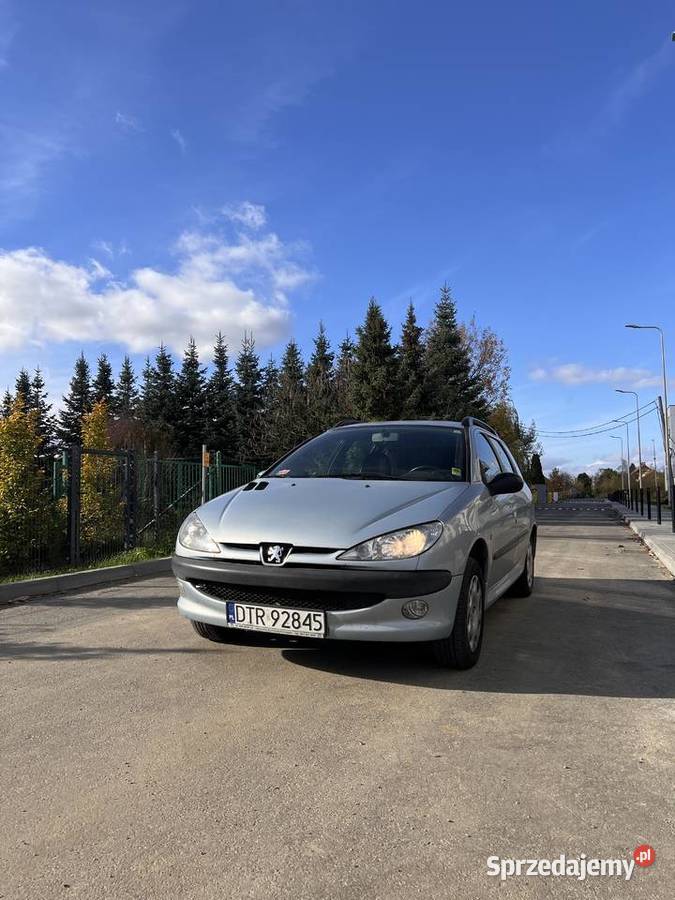 Peugeot 206 kombi zadbany egzemplarz czujniki Wrocław