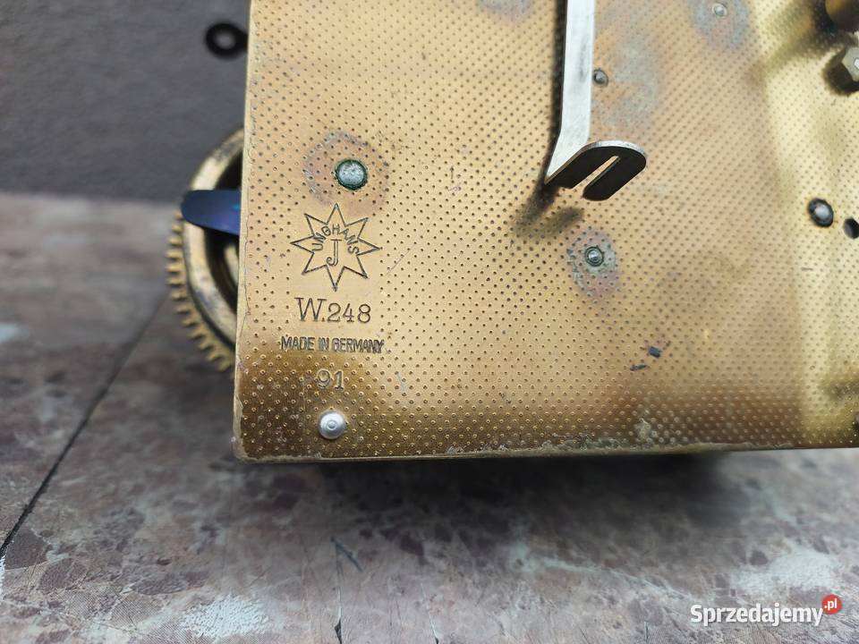 M108 Mechanizm starego zegara ściennego Junghans Tczew