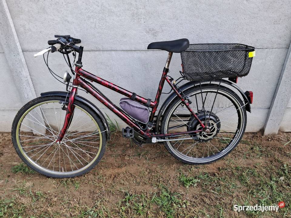 Rower elektryczny 500vat 36 volt 26 koła damka Dębica