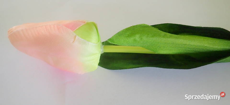 Tulipan sztuczny realistyczny do bukietów 49 Wyposażenie wnętrz Siewierz