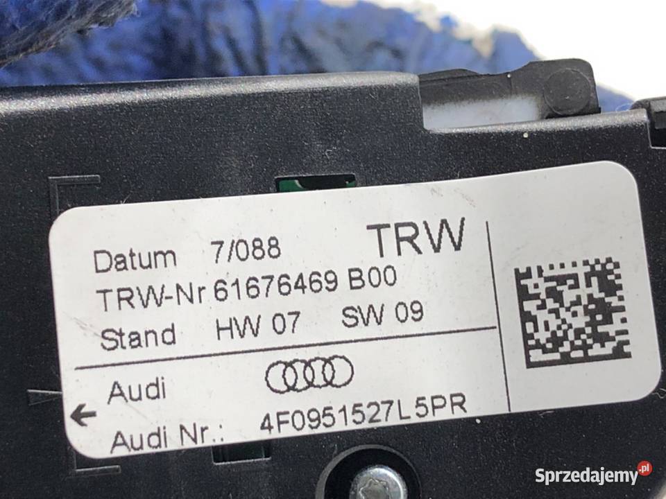 PRZEŁĄCZNIKI KIEROWNICY AUDI A6 C6 4F0951527L Panele sterowania, przełączniki podkarpackie