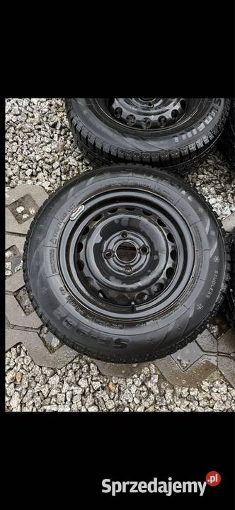 Koła stalowe Opel 4x100 1757013 2023r opony Krępiec