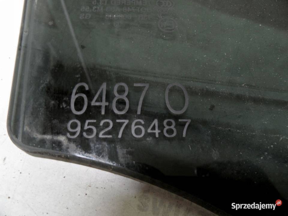 OPEL MOKKA A 13r szyba drzwi lewy tył 95276487