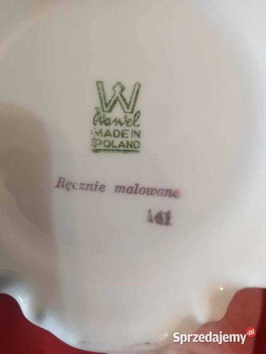 Serwis porcelanowy złoty Fryderyka Porcelana i szkło Wałbrzych