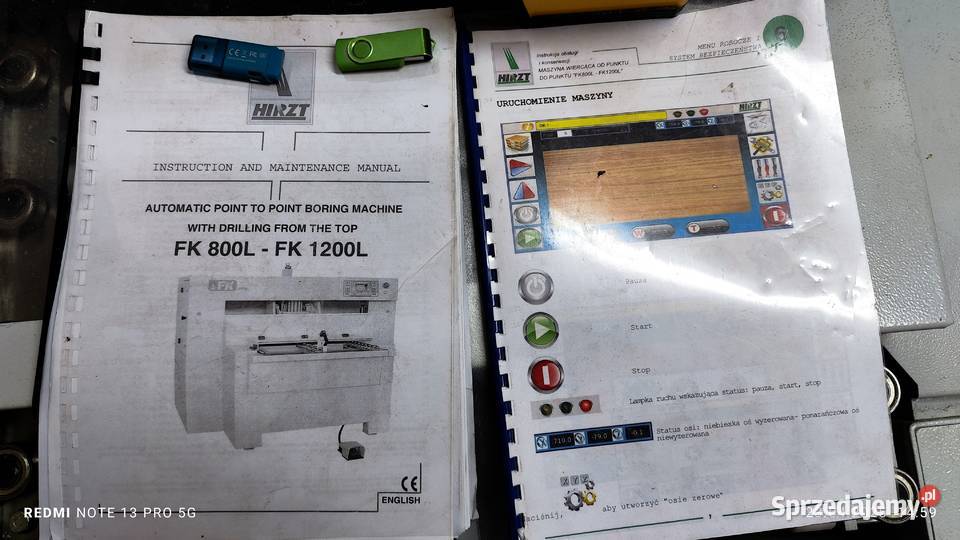 Wiertarka CNC przelotowa wielowrzecionowa Kępno