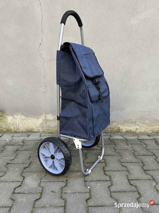 Wózek na zakupy stalowy terenowe koła Kraków