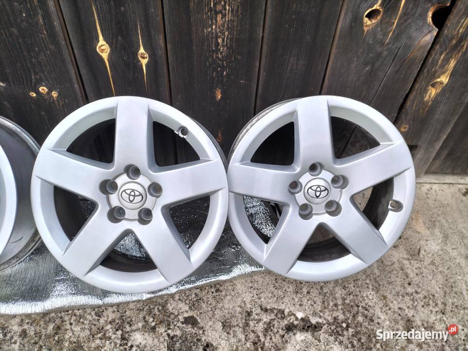 Zestaw alufelg 15 5x100 ET38 Toyota VW Audi aluminiowe lubelskie Biłgoraj sprzedam