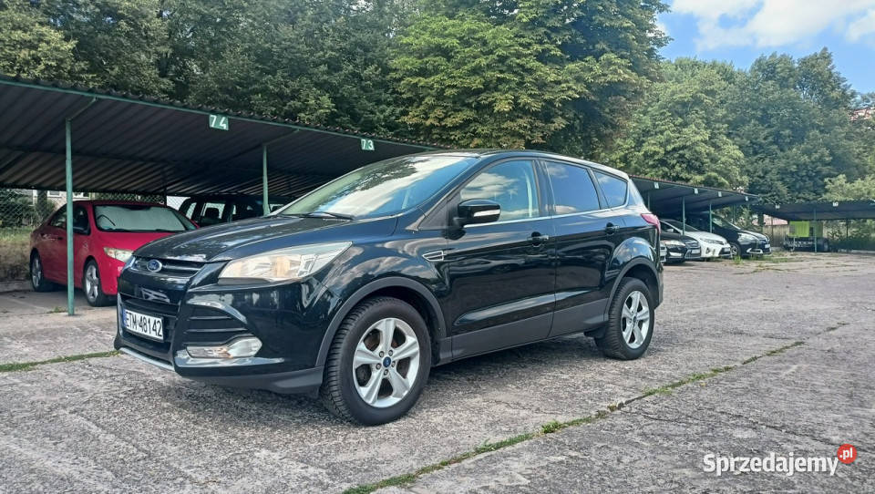 Ford Kuga zadbane serwisowane niski przebieg II czarny Tomaszów Mazowiecki