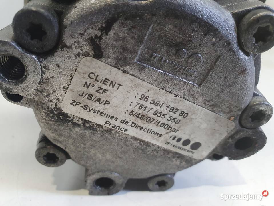 Peugeot 407 16 HDI POMPA WSPOMAGANIA 9658419280 Rudka