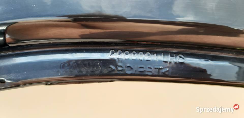 SCANIA RS LISTWA BŁOTNIKA KABINY NADKOLA LEWA Bieleń