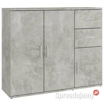 vidaXL Szafka szarość betonu 91x295x75 materiał Warszawa