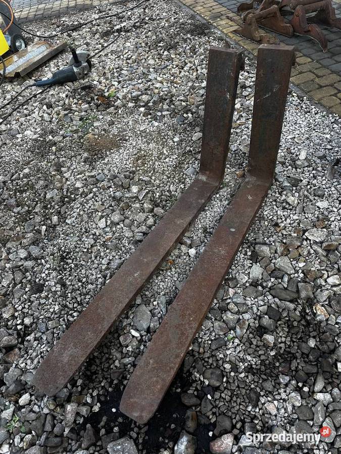 Widły do wózka ładowarki solidne zachodnie Janików
