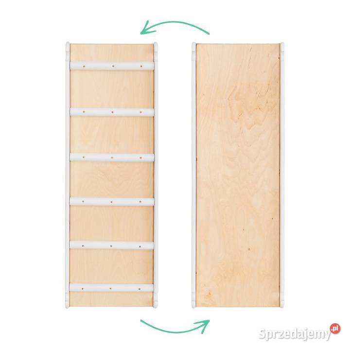 zjeżdżalnia dwustronna Woodiko drewnobiały Kraków