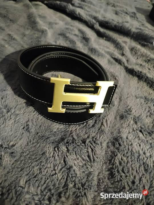 Czarny pasek marki Hermes Włocławek sprzedam