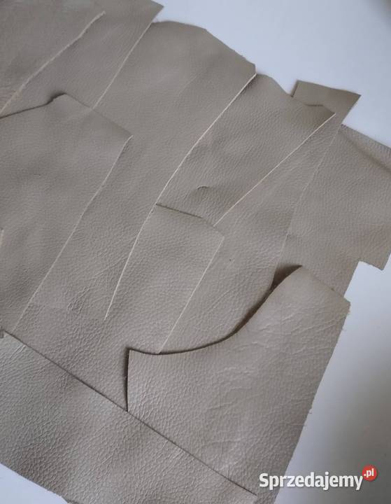 Skóra 322 g Licowa Włoska średnie i małe kawałki Gdańsk sprzedam