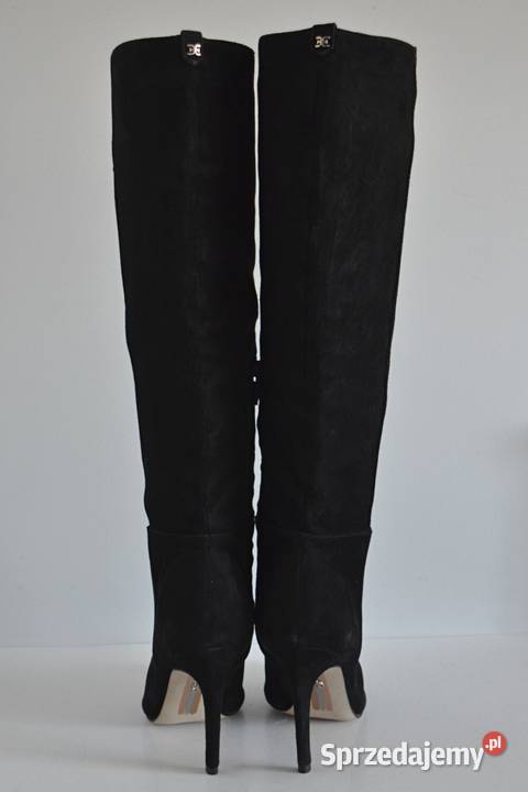 Kozaki ZAMSZOWE na szpilce Sam Edelman Fraya na inna podlaskie Białystok