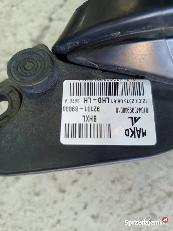 Reflektor lewy Hyundai i10 14 roku orginalny Rzeszów