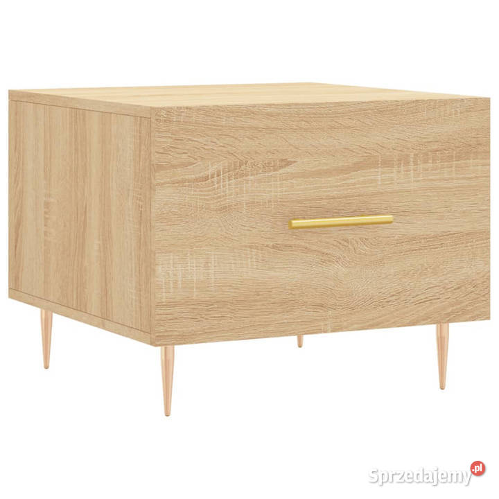 Stolik kawowy dąb sonoma 50x50x40 materiał mazowieckie Warszawa