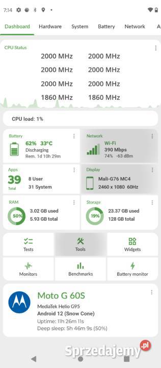 Motorola G60s małopolskie Kościelisko