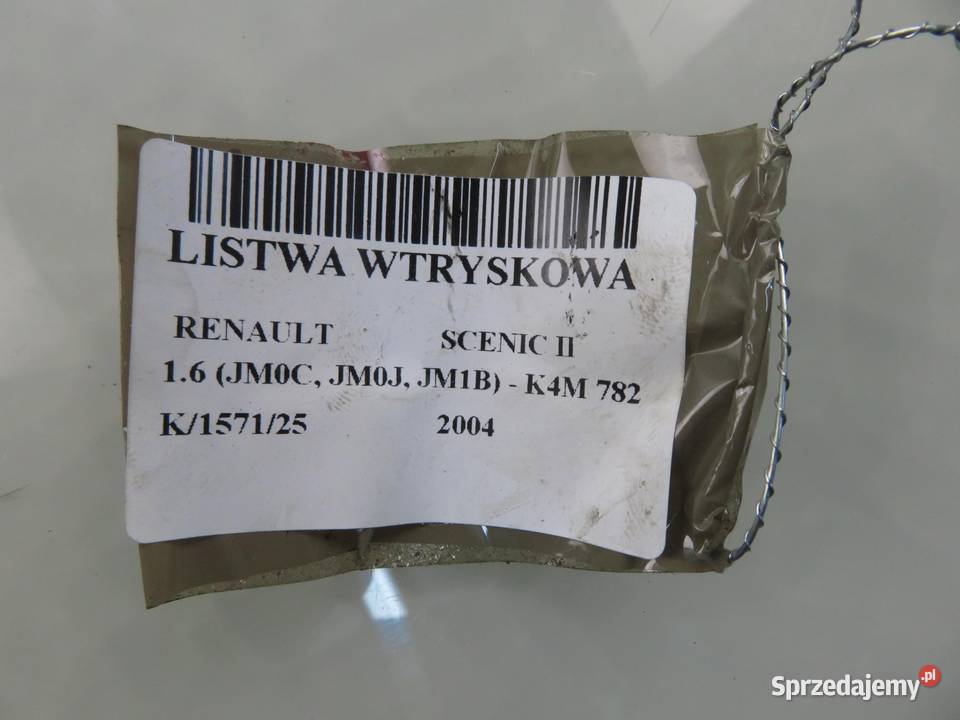 LISTWA WTRYSKOWA RENAULT SCENIC II 16 50634LS sprzedam