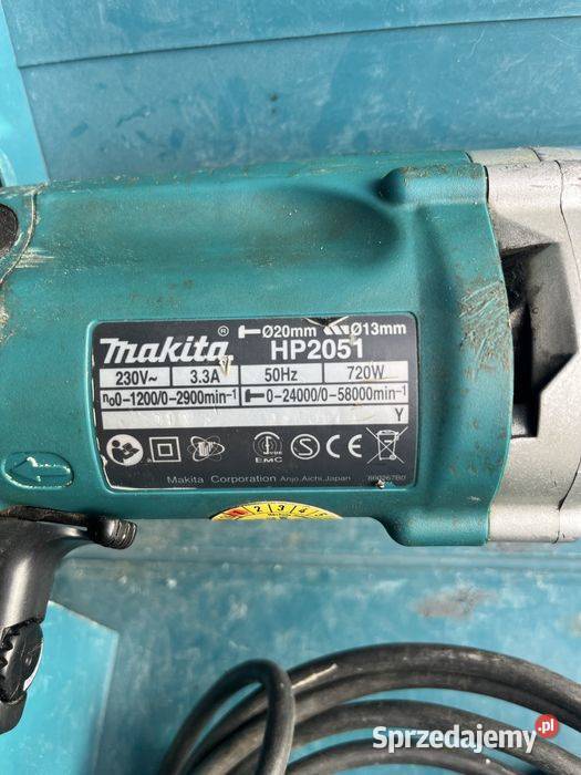 Makita HP2051 Profesjonalna wiertarka udarowa Tuliszków