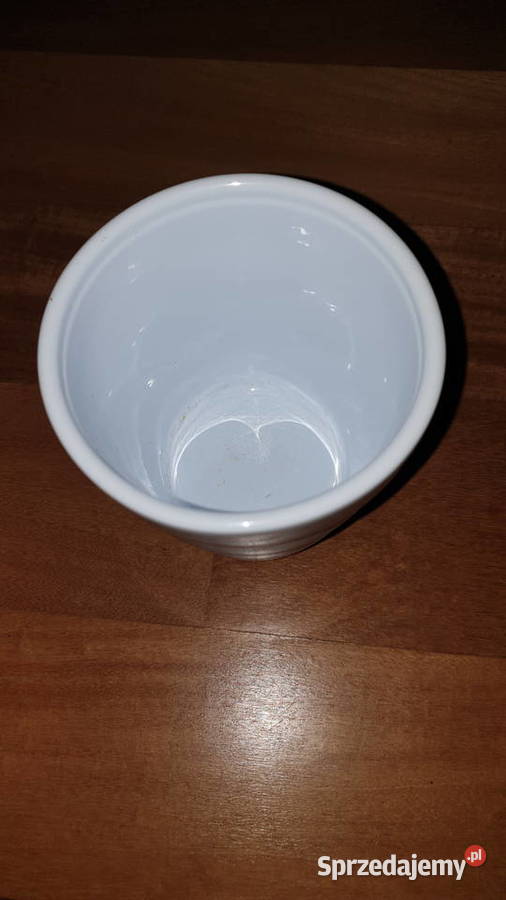 Białe ceramiczne osłonkidoniczki 4 sztuki 20 mazowieckie Warszawa