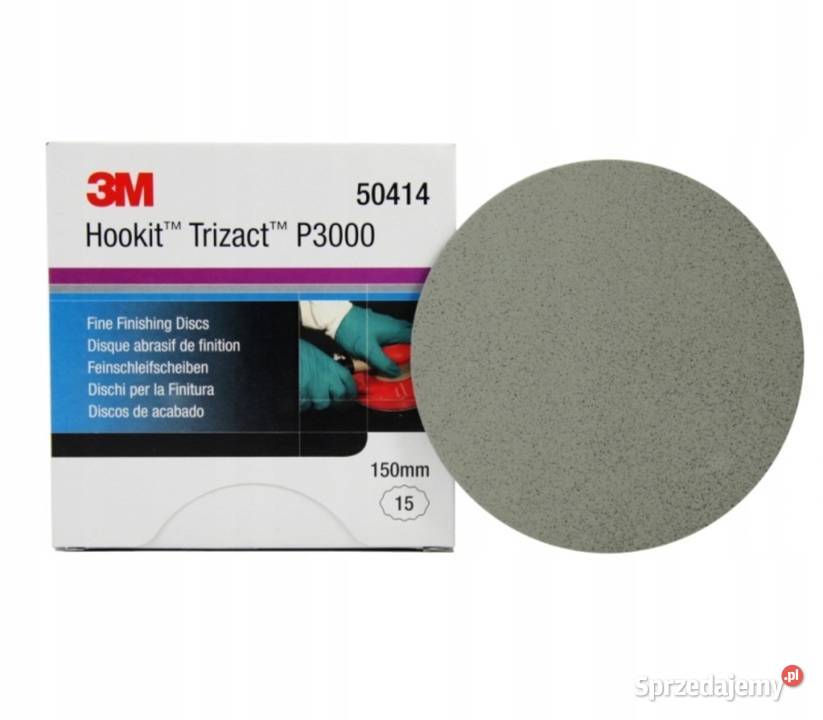 10 Nowych krążków Trizact P3000 mocowanie Hookit Kraków sprzedam