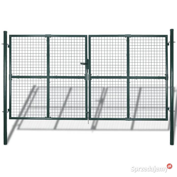 vidaXL Brama ogrodzeniowa Double Door 300x150 mazowieckie Warszawa